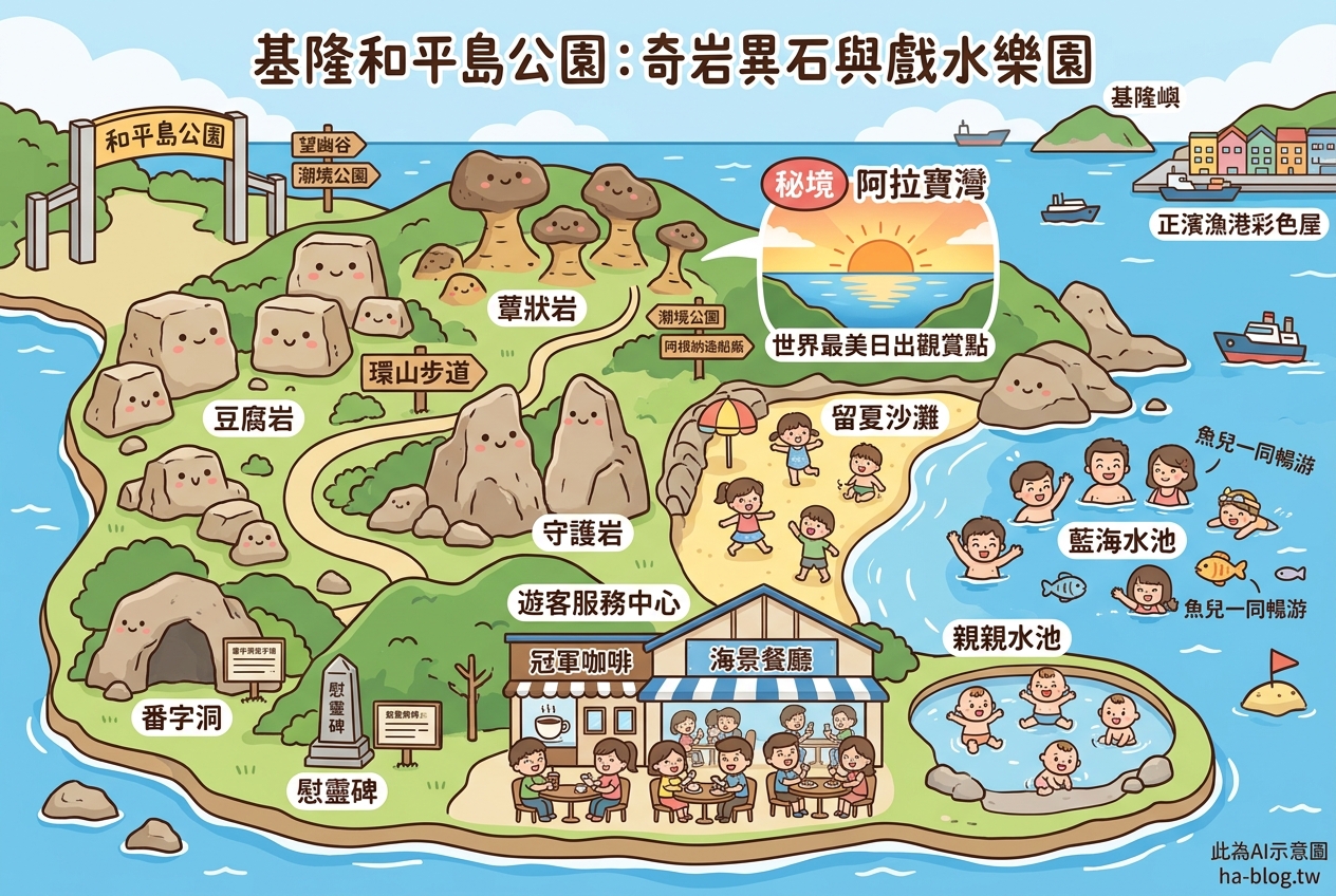 即時熱門文章：基隆和平島公園：探尋奇岩異石、戲水樂園與秘境阿拉寶灣的豐富之旅