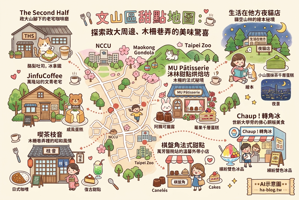 文山區甜點地圖：探索政大周邊、木柵巷弄的美味驚喜 @嘿!部落!