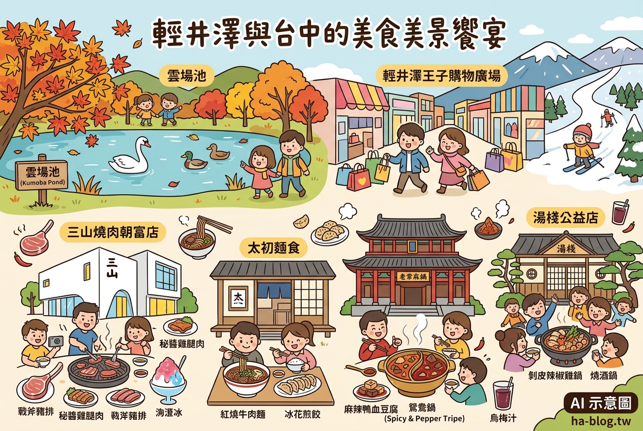 【輕井澤的美食與景點】從燒肉到自然風光,一場日式與台式的美食饗宴 【輕井澤的美食與景點】從燒肉到自然風光,一場日式與台式的美食饗宴