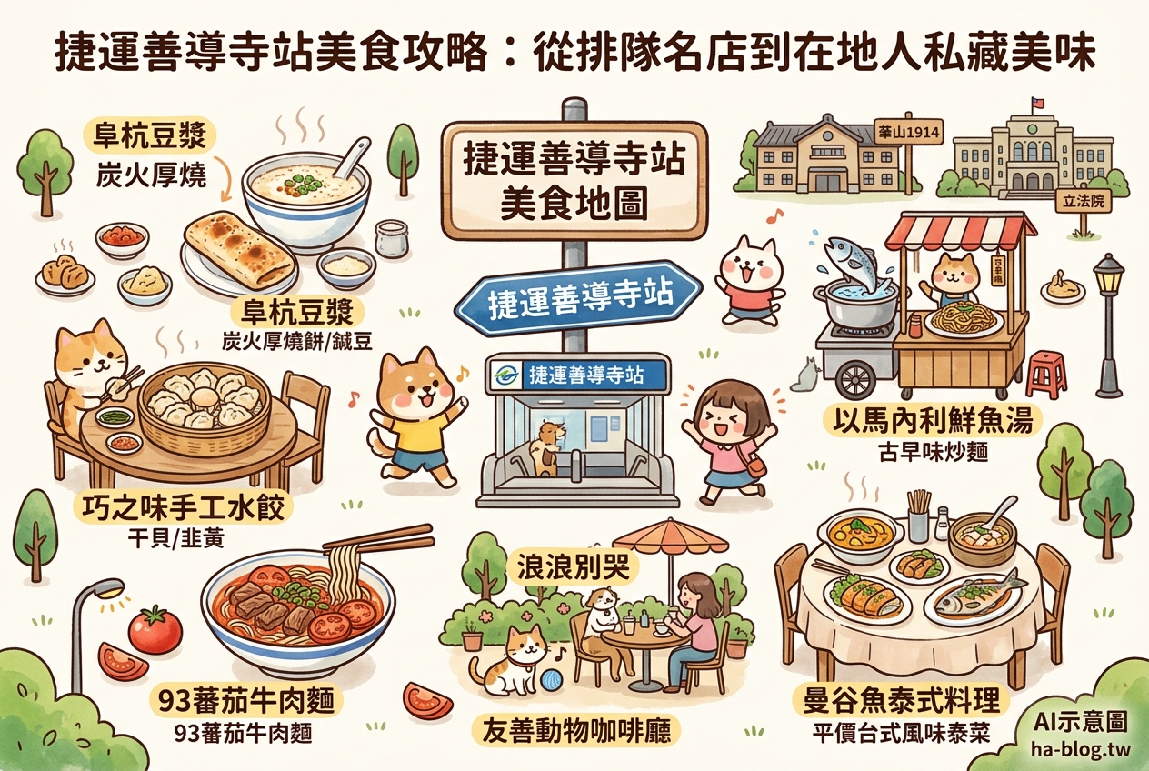 捷運善導寺站美食攻略：從排隊名店到在地人私藏美味 @嘿!部落!