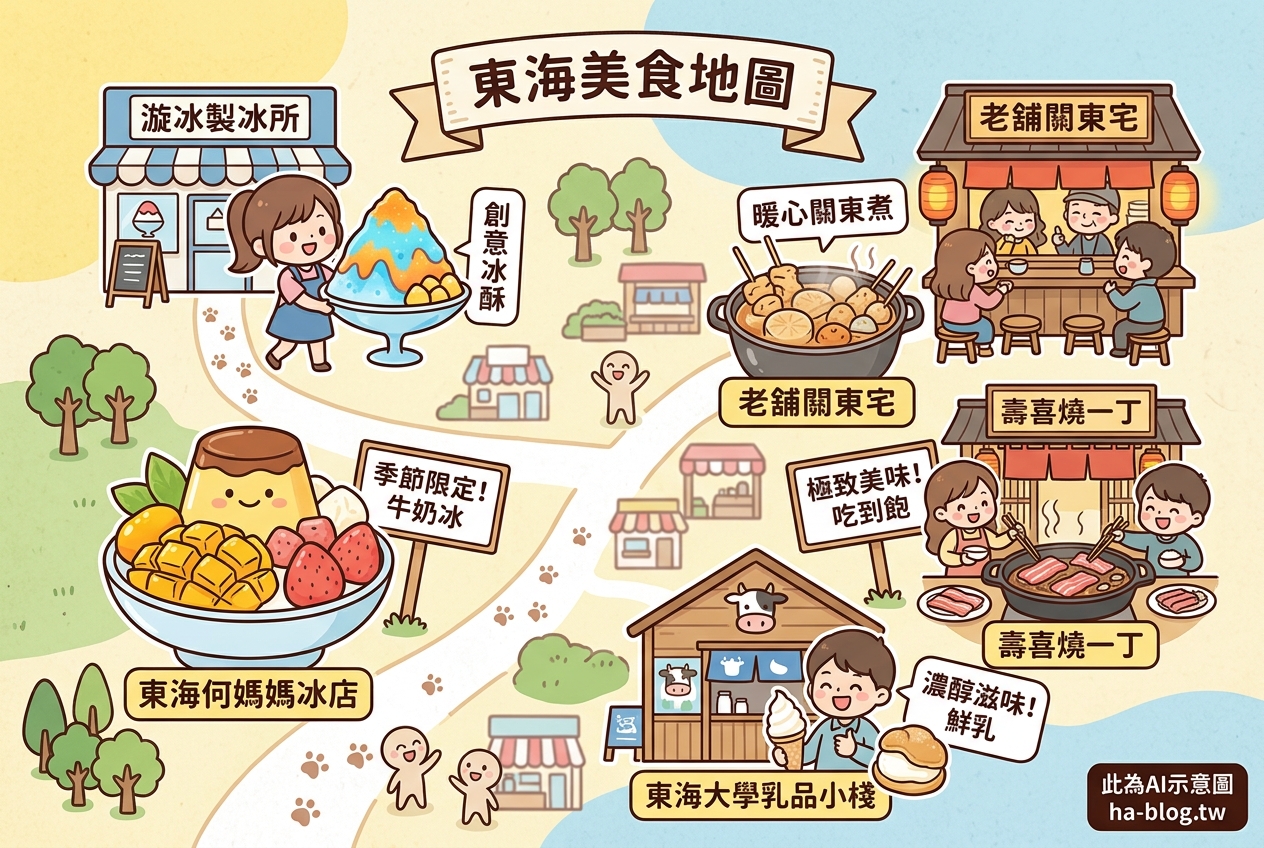即時熱門文章：台中東海美食地圖：從文青冰酥到豐盛火鍋，你的味蕾探險就此展開！