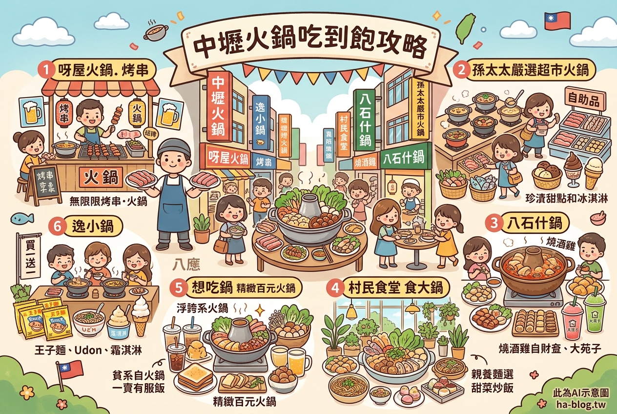 即時熱門文章：中壢火鍋吃到飽攻略：多家特色店家推薦，讓你滿足味蕾與荷包！