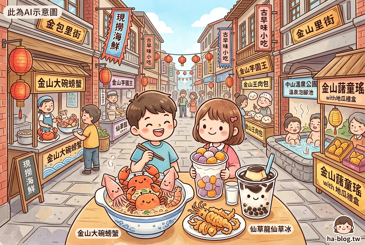 金山老街的絕美海鮮與古早味：一場味蕾與懷舊的雙重饗宴