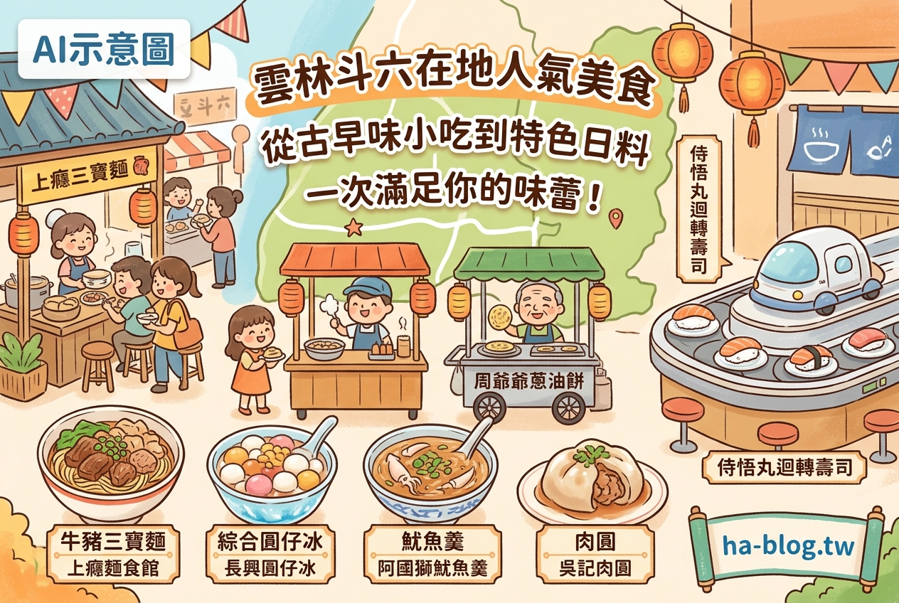 雲林斗六在地人氣美食:從古早味小吃到特色日料,一次滿足你的味蕾! 雲林斗六在地人氣美食:從古早味小吃到特色日料,一次滿足你的味蕾!