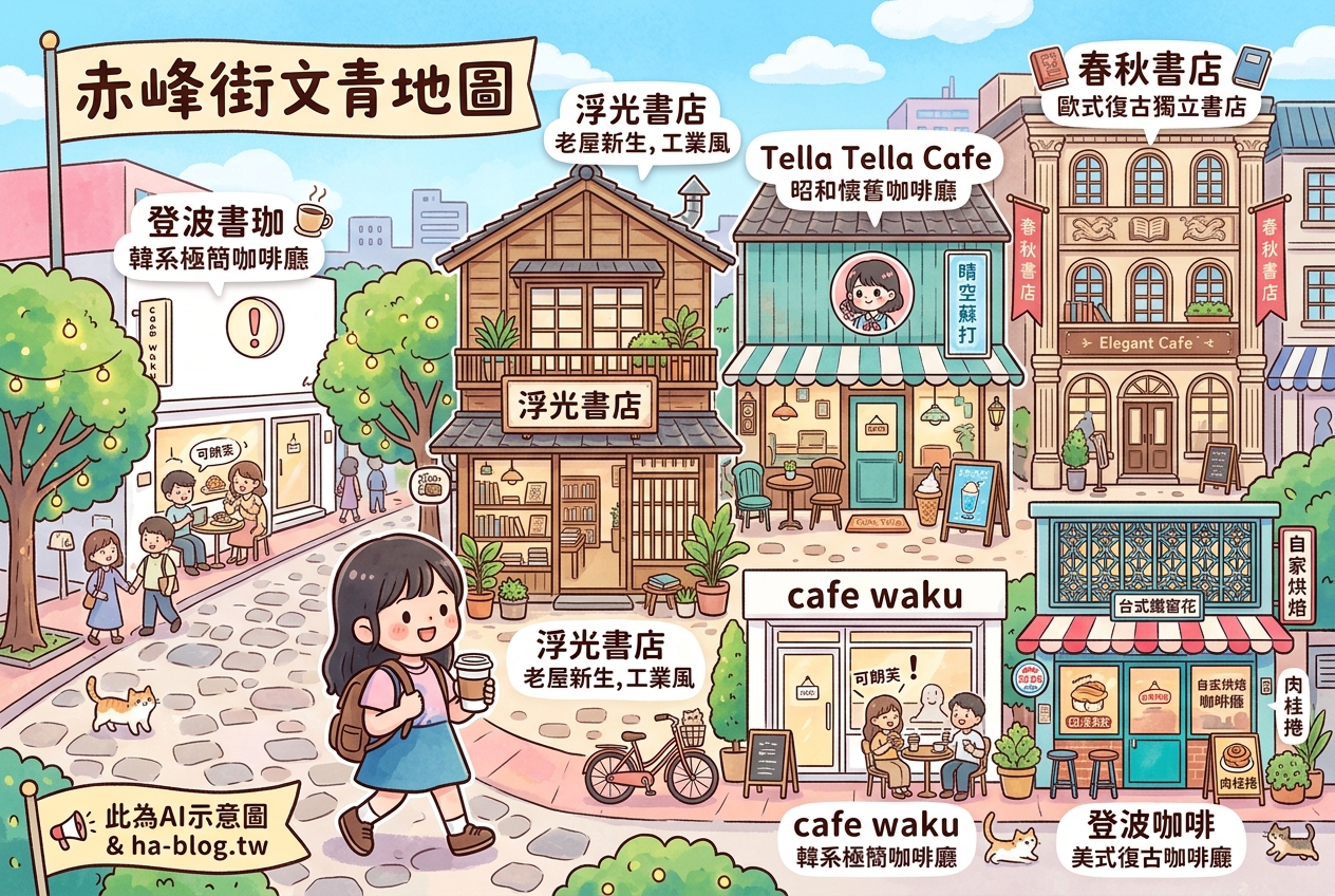 赤峰街漫步：質感咖啡廳與獨立書店的文青時光 @嘿!部落!