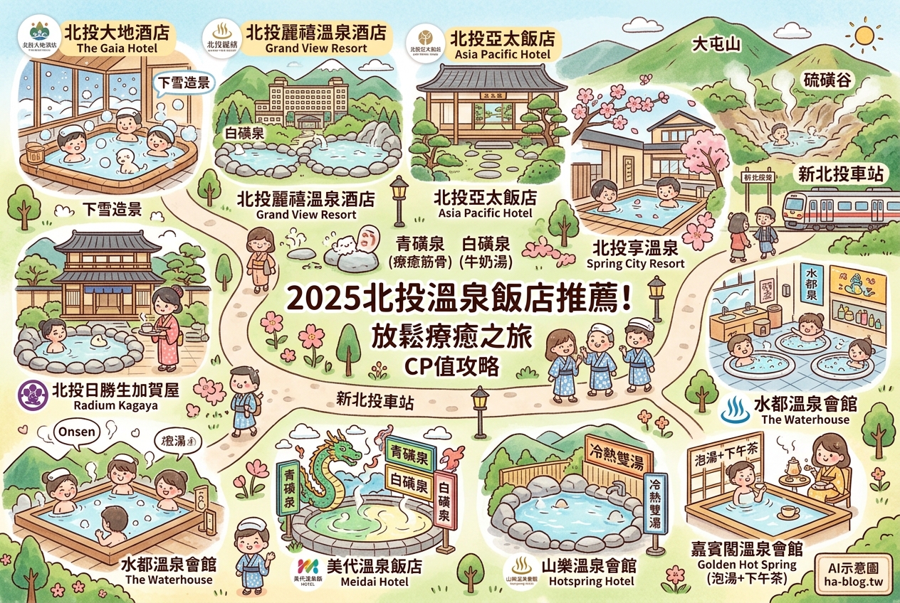 2026北投溫泉飯店推薦：頂級享受與療癒身心之旅，精選CP值住宿攻略