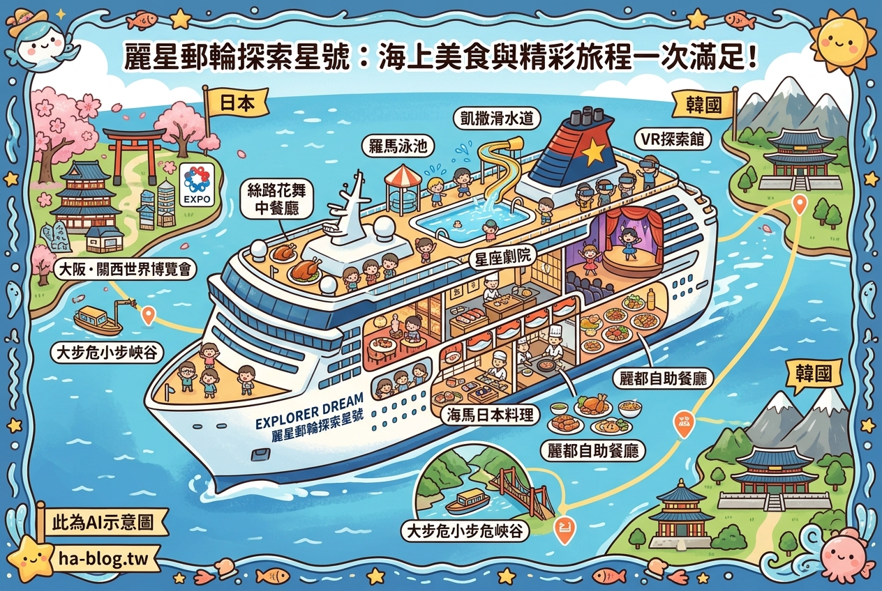 即時熱門文章：麗星郵輪探索星號：海上美食與精彩旅程一次滿足！