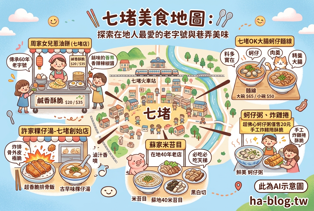 即時熱門文章：七堵美食地圖：探索在地人最愛的老字號與巷弄美味