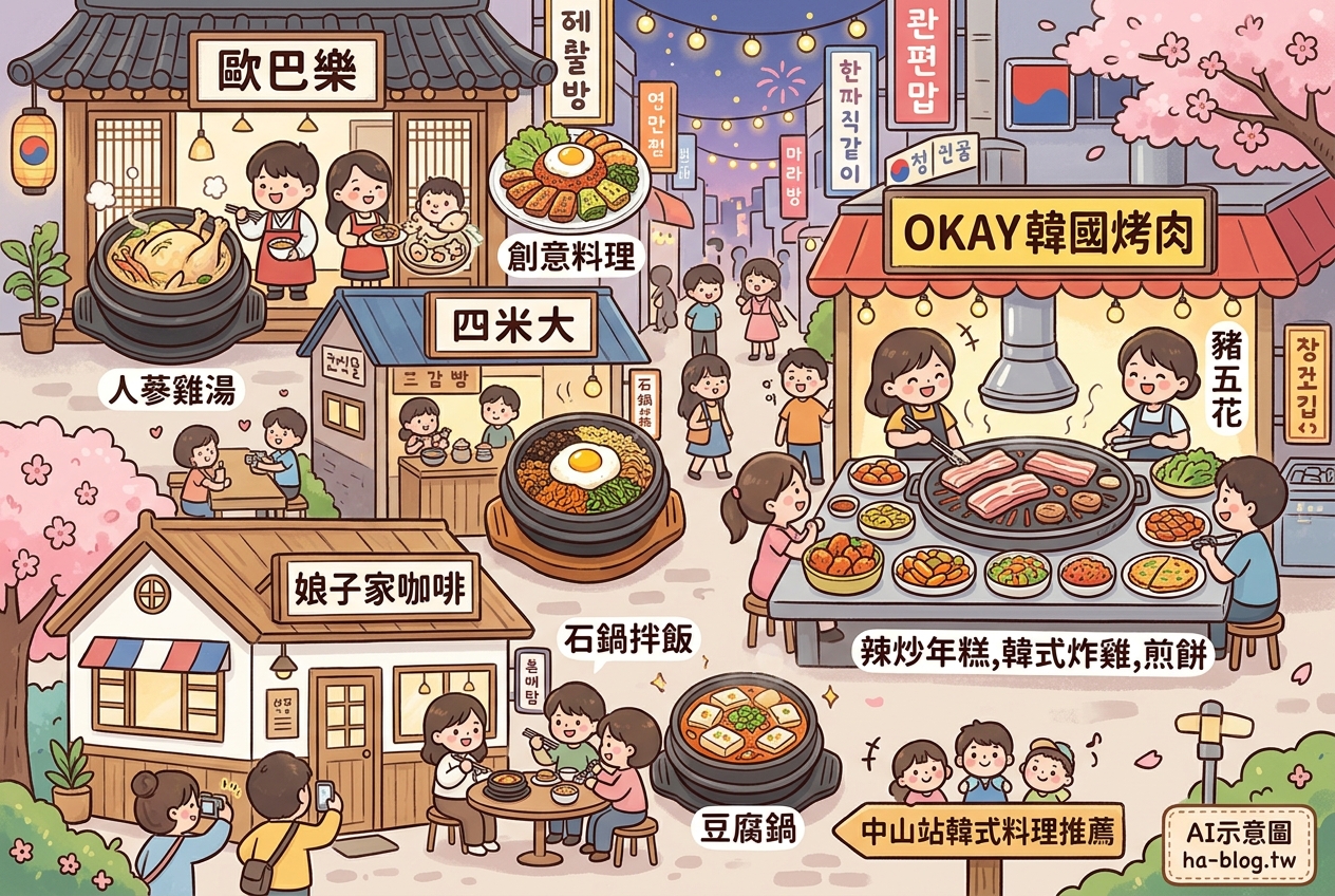 台北中山站韓式料理推薦:歐巴樂、四米大、OKAY韓國烤肉、娘子家咖啡,滿足你的韓食味蕾! 台北中山站韓式料理推薦:歐巴樂、四米大、OKAY韓國烤肉、娘子家咖啡,滿足你的韓食味蕾!