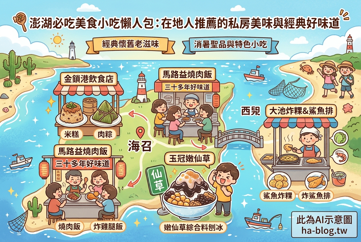 即時熱門文章：澎湖必吃美食小吃懶人包：在地人推薦的私房美味與經典好味道