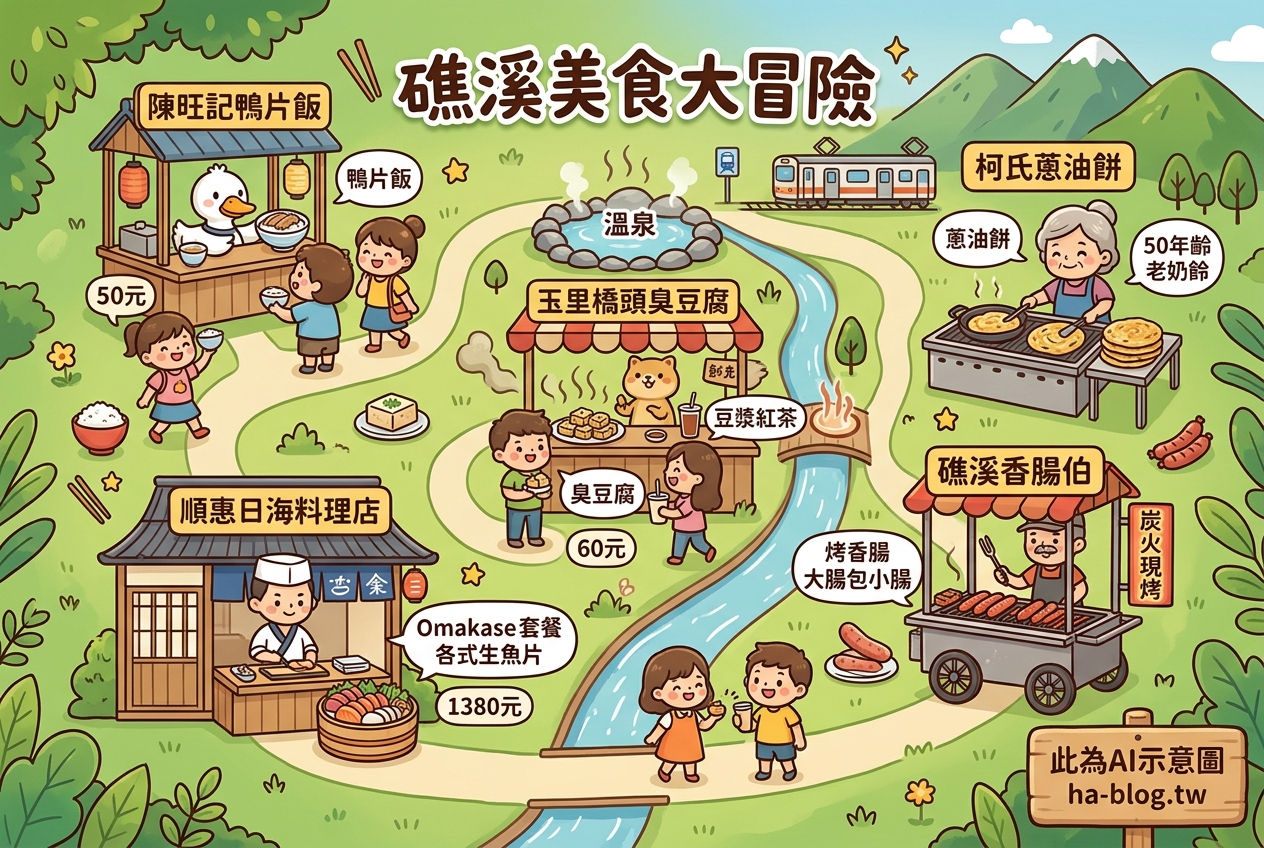 即時熱門文章：礁溪人氣美食大匯集：必排鴨片飯、爆臭臭豆腐、日式無菜單料理與在地好滋味