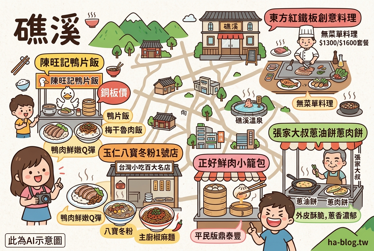 即時熱門文章：礁溪美食地圖：經典必吃與特色料理推薦