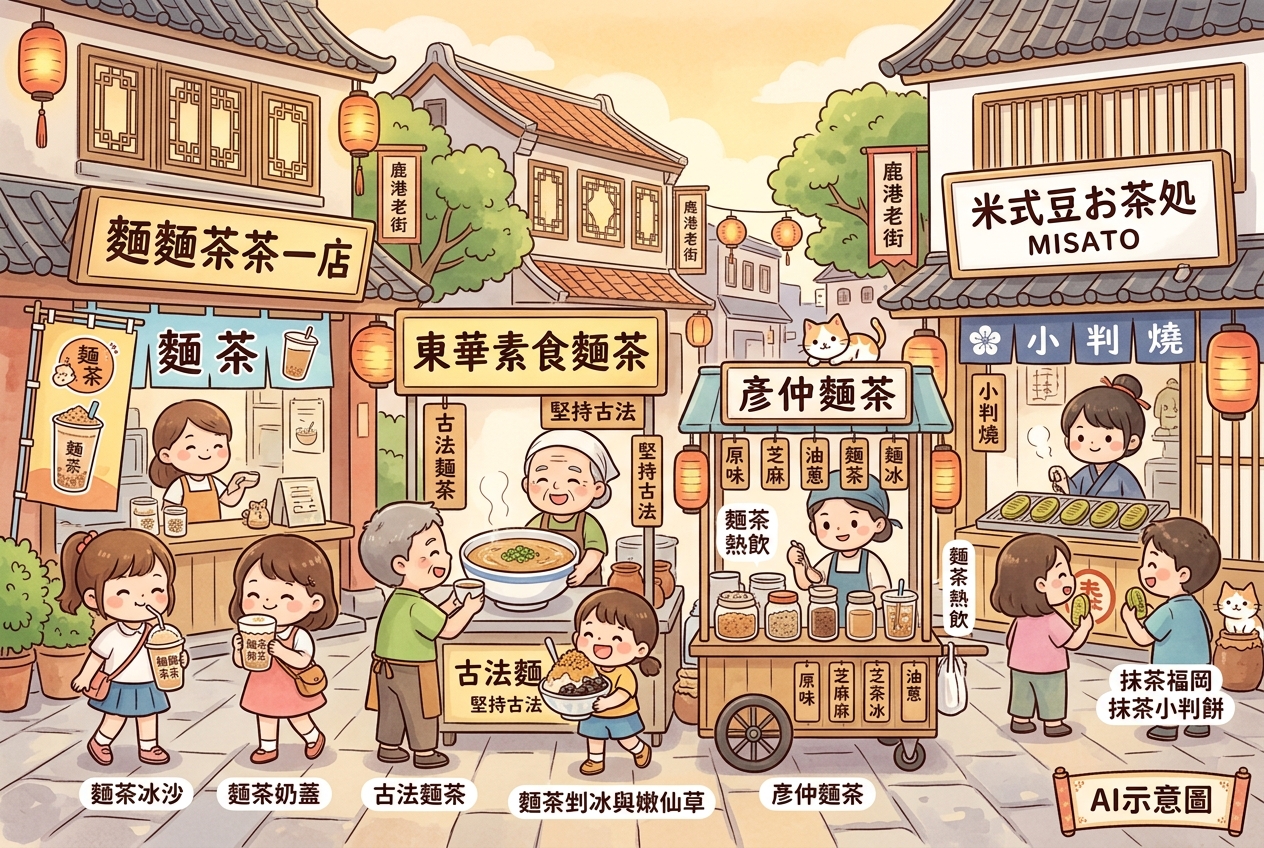即時熱門文章：鹿港懷舊美味：古早味麵茶變身創意飲品與點心，開啟味蕾新體驗
