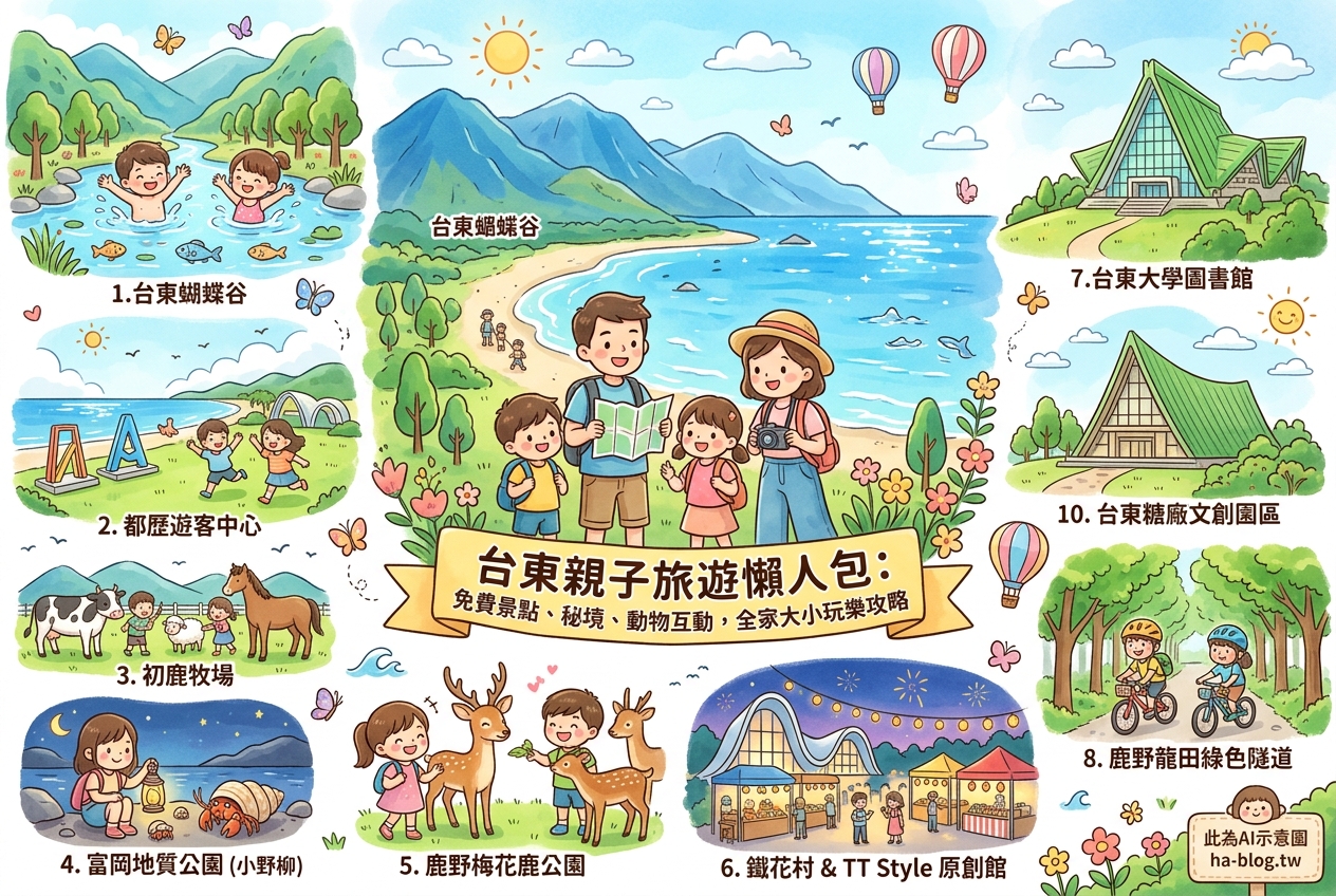 即時熱門文章：台東親子旅遊懶人包：免費景點、秘境、動物互動，全家大小玩樂攻略