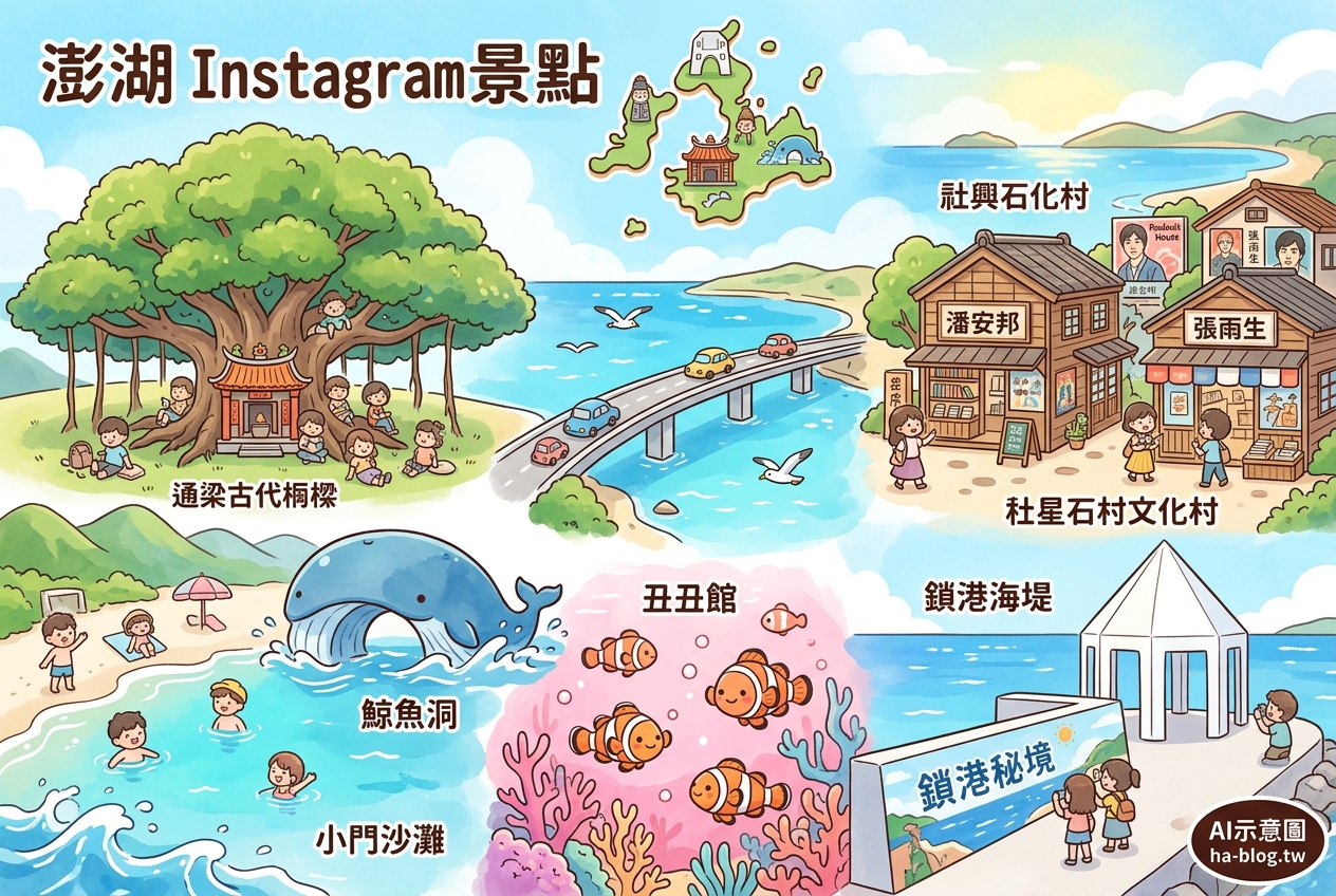 澎湖IG景點攻略:必訪秘境、文化園區、自然奇觀全收錄 澎湖IG景點攻略:必訪秘境、文化園區、自然奇觀全收錄
