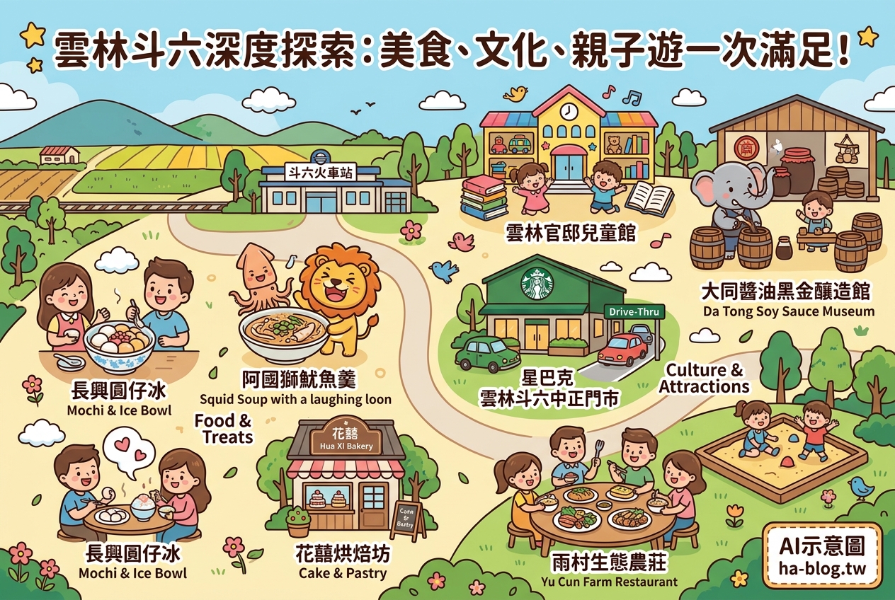 即時熱門文章：雲林斗六：美食、文化、親子遊一次滿足！深度探索在地特色景點