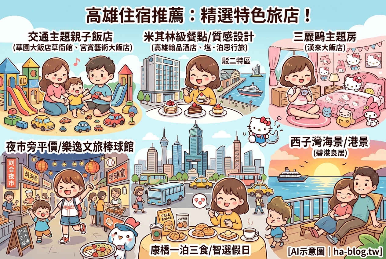 即時熱門文章：高雄住宿推薦：精選八間特色旅店，從親子友善到質感設計，全方位滿足你的旅宿體驗！
